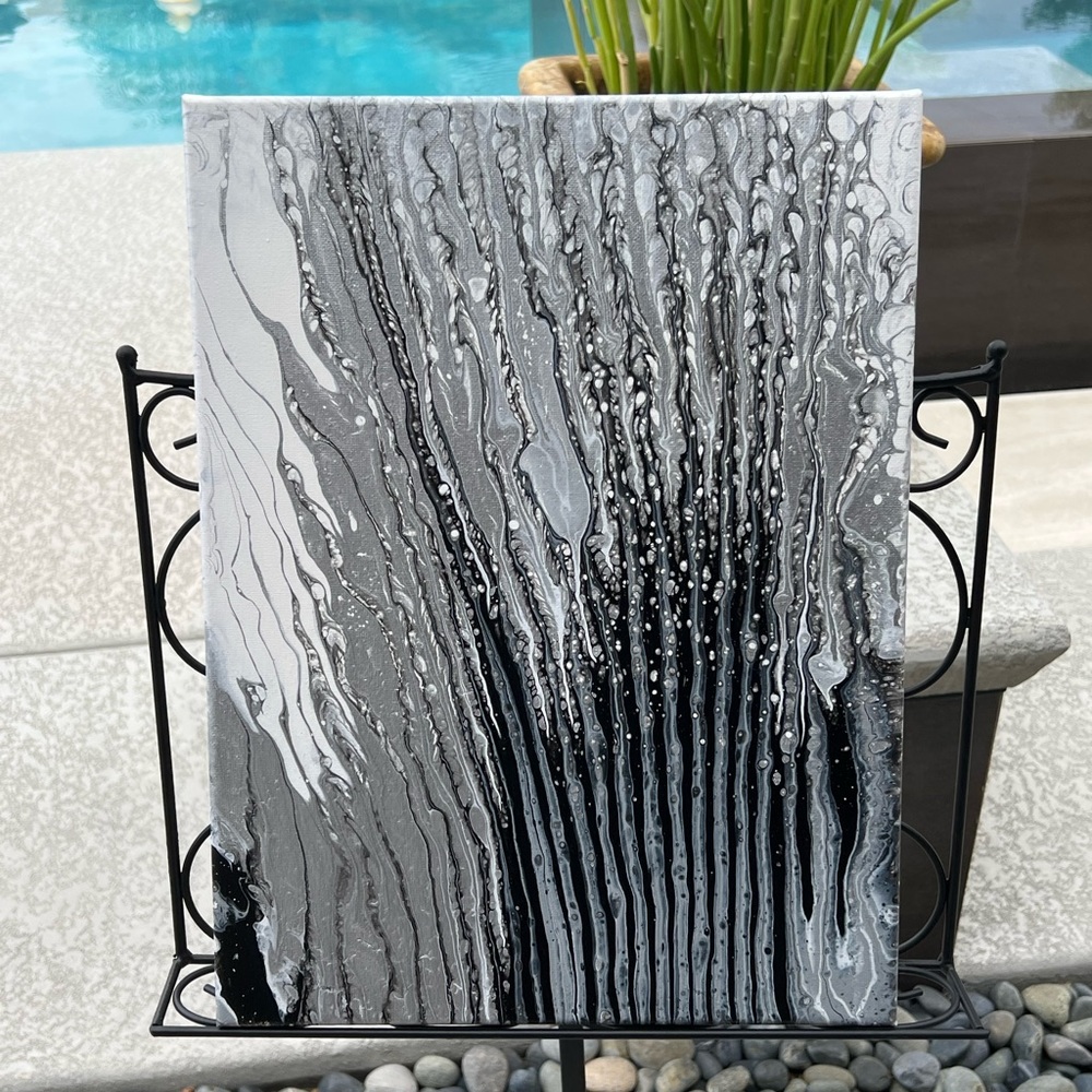 (SOLD) Acrylic Pour Paintings